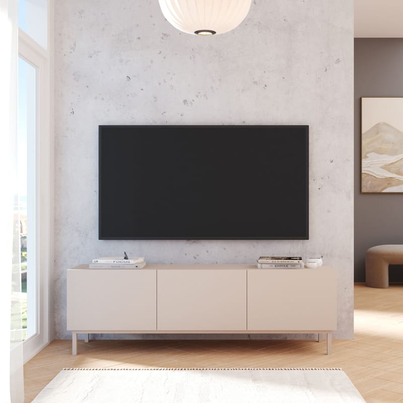 TV-benk Hanah Home Coast (150 x 47,3 x 36,8 cm) Sand - Sand - Møbler - Mediamøbel & tv møbel - TV-benk & mediabenk