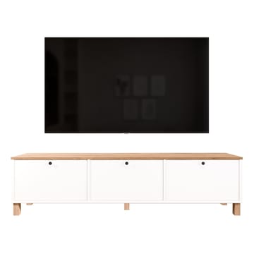 TV-benk Hanah Home Nord (180 x 45,6 x 32 cm) Hvit eik - Hvit og eik - Møbler - Mediamøbel & tv møbel - TV-benk & mediabenk