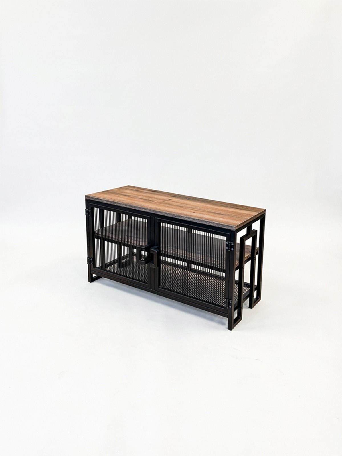 TV-benk Hanah Home Zent (90 x 54 x 30 cm) Atlantic Pine Svart -