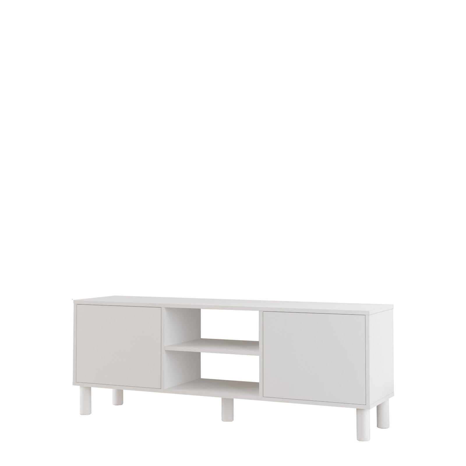 TV-benk Homitis Alston (160 x 59,1 x 40 cm) Hvit -