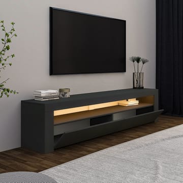 TV-benk Homitis Bati (150 x 46,8 x 36,8 cm) Antrasitt - Møbler - Mediamøbel & tv møbel - TV-benk & mediabenk