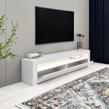 TV-benk Homitis Bati (150 x 46,8 x 36,8 cm) Hvit - Møbler - Mediamøbel & tv møbel - TV-benk & mediabenk