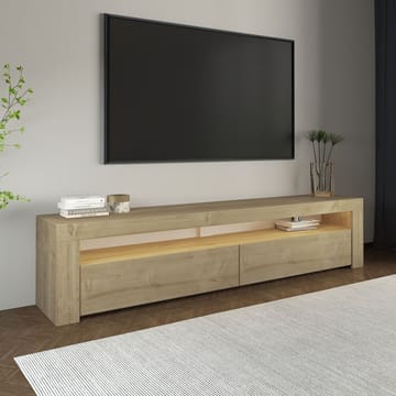 TV-benk Homitis Bati (150 x 46,8 x 36,8 cm) Sapphire Oak - Møbler - Mediamøbel & tv møbel - TV-benk & mediabenk