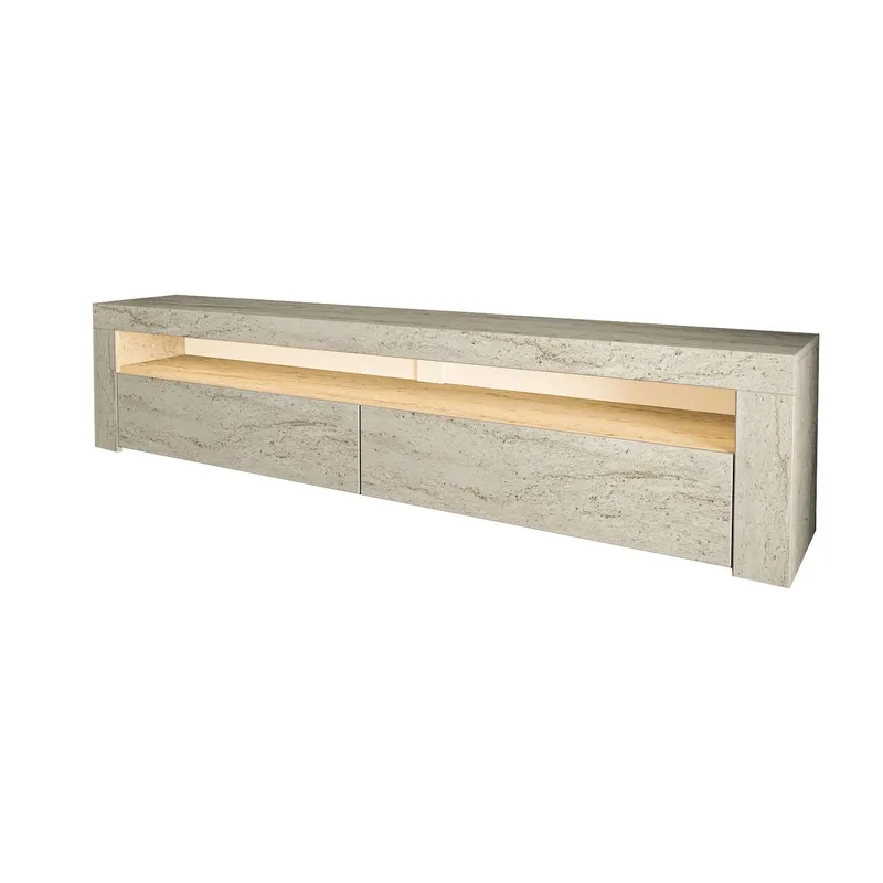TV-benk Homitis Bati (150 x 46,8 x 36,8 cm) Travertin, undefined