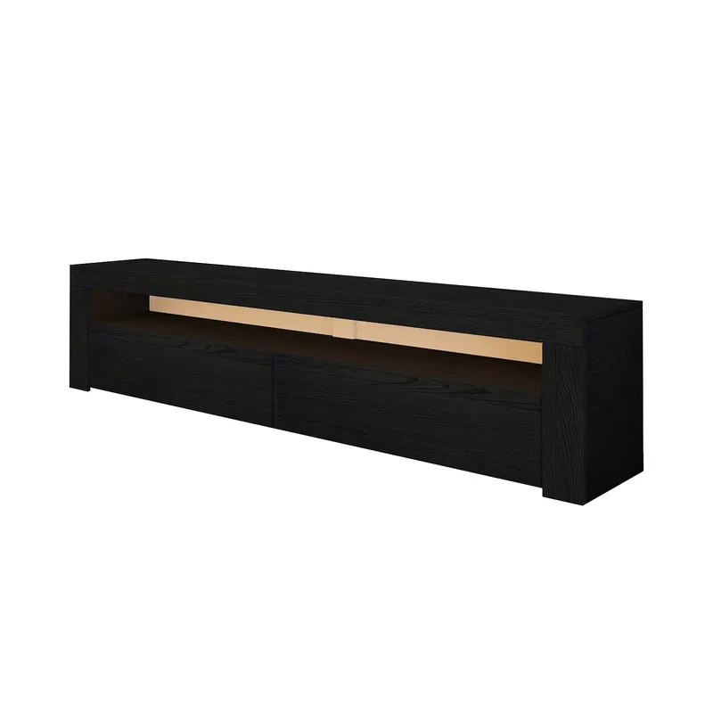 TV-benk Homitis Bati (150 x 46,8 x 36,8 cm) Wood Black, undefined
