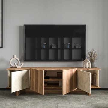 TV-benk Homitis Diana Travertine Walnut - Møbler - Mediamøbel & tv møbel - TV-benk & mediabenk