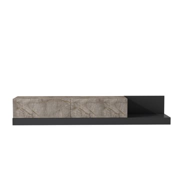 TV-benk Homitis Major (180 x 30 x 37 cm) Gordion marmor antrasitt - Gordion Marble/Anthracite - Møbler - Mediamøbel & tv møbel - TV-benk & mediabenk