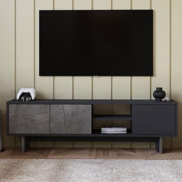 TV-benk Homitis Ravello (150 x 45 x 30 cm) Marmor antrasitt - Møbler - Mediamøbel & tv møbel - TV-benk & mediabenk