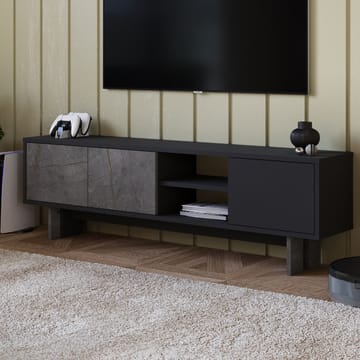 TV-benk Homitis Ravello (150 x 45 x 30 cm) Marmor antrasitt - Møbler - Mediamøbel & tv møbel - TV-benk & mediabenk