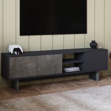 TV-benk Homitis Ravello (150 x 45 x 30 cm) Marmor antrasitt - Møbler - Mediamøbel & tv møbel - TV-benk & mediabenk