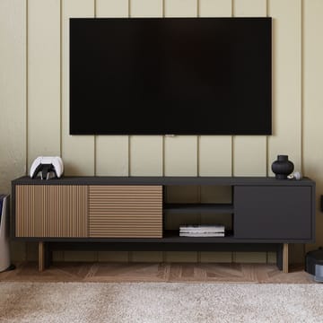 TV-benk Homitis Ravello (150 x 45 x 30 cm) Varm eik antrasitt - Møbler - Mediamøbel & tv møbel - TV-benk & mediabenk