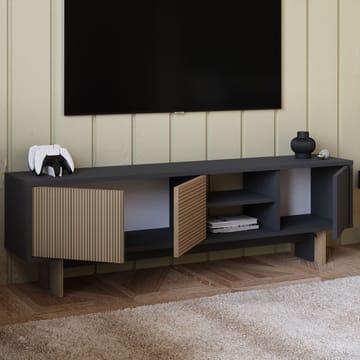 TV-benk Homitis Ravello (150 x 45 x 30 cm) Varm eik antrasitt - Møbler - Mediamøbel & tv møbel - TV-benk & mediabenk