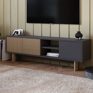 TV-benk Homitis Ravello (150 x 45 x 30 cm) Varm eik antrasitt - Møbler - Mediamøbel & tv møbel - TV-benk & mediabenk