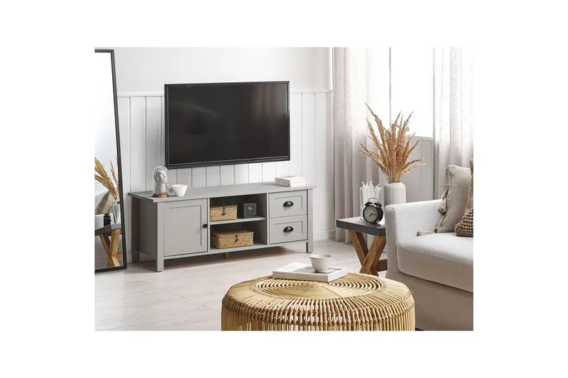 TV-benk Honolulu Grå - Grå - Møbler - Mediamøbel & tv møbel - TV-benk & mediabenk