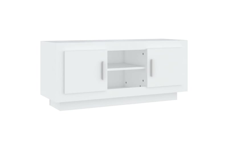 TV-benk hvit 102x35x45 cm konstruert tre - Hvit - Møbler - Mediamøbel & tv møbel - TV-benk & mediabenk