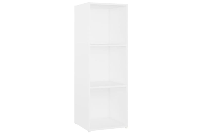 TV-benk hvit 107x35x37 cm sponplate - Hvit - Møbler - Mediamøbel & tv møbel - TV-benk & mediabenk