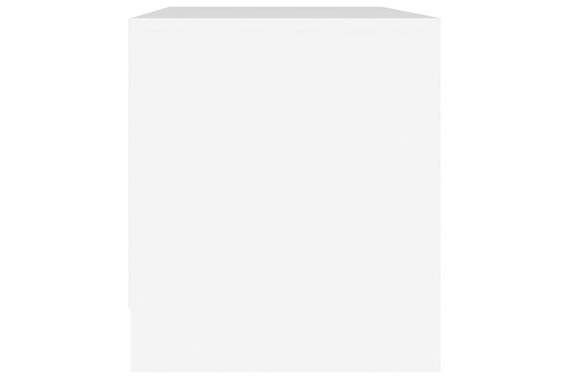 TV-benk hvit 90x35x40 cm sponplate - Hvit - Møbler - Mediamøbel & tv møbel - TV-benk & mediabenk
