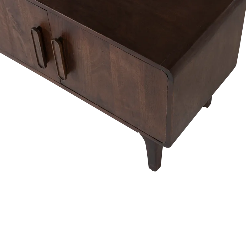 TV-benk Liya 150 cm - Mørk brun - Møbler - Mediamøbel & tv møbel - TV-skap