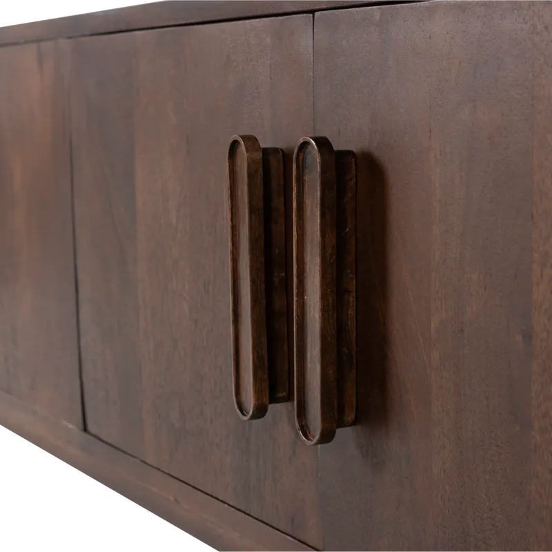 TV-benk Liya 150 cm - Mørk brun - Møbler - Mediamøbel & tv møbel - TV-skap