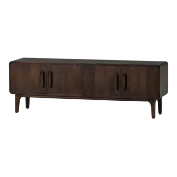 TV-benk Liya 150 cm - Mørkebrun - Møbler - Mediamøbel & tv møbel - TV-benk & mediabenk