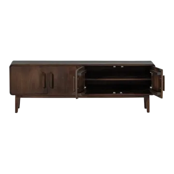TV-benk Liya 150 cm - Mørkebrun - Møbler - Mediamøbel & tv møbel - TV-benk & mediabenk