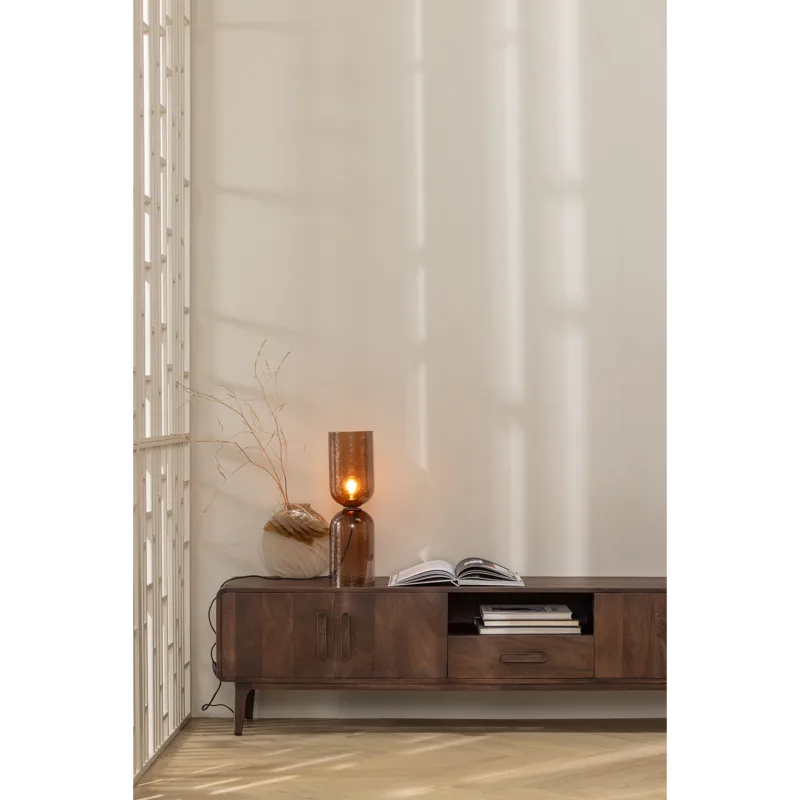 TV-benk Liya 200 cm - Mørk brun - Møbler - Mediamøbel & tv møbel - TV-skap