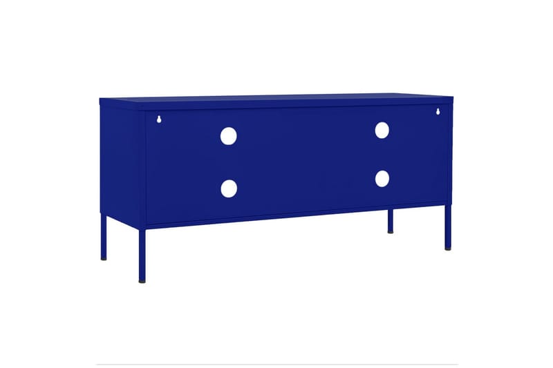 TV-benk marineblå 105x35x50 cm stål - Blå - Møbler - Mediamøbel & tv møbel - TV-benk & mediabenk