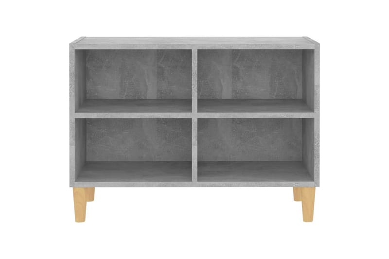 TV-benk med ben i betonggrå 69,5x30x50 cm - Grå - Møbler - Mediam�øbel & tv møbel - TV-benk & mediabenk