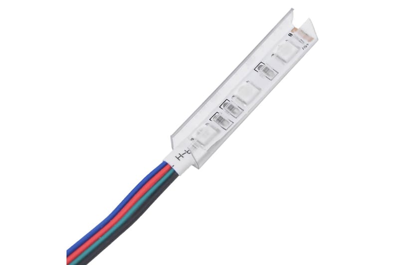 TV-benk med LED-lys betonggrå 120x30x35,5 cm - Grå - Møbler - Mediamøbel & tv møbel - TV-benk & mediabenk