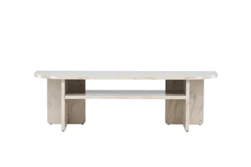 Ålesund Travertin Tv-benk 140x40 cm - Beige - Møbler - Mediamøbel & tv møbel - TV-benk & mediabenk