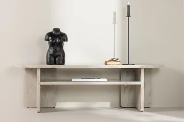 Ålesund Travertin Tv-benk 140x40 cm - Beige - Møbler - Mediamøbel & tv møbel - TV-benk & mediabenk