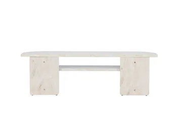 Ålesund Travertin Tv-benk 140x40 cm - Beige - Møbler - Mediamøbel & tv møbel - TV-benk & mediabenk