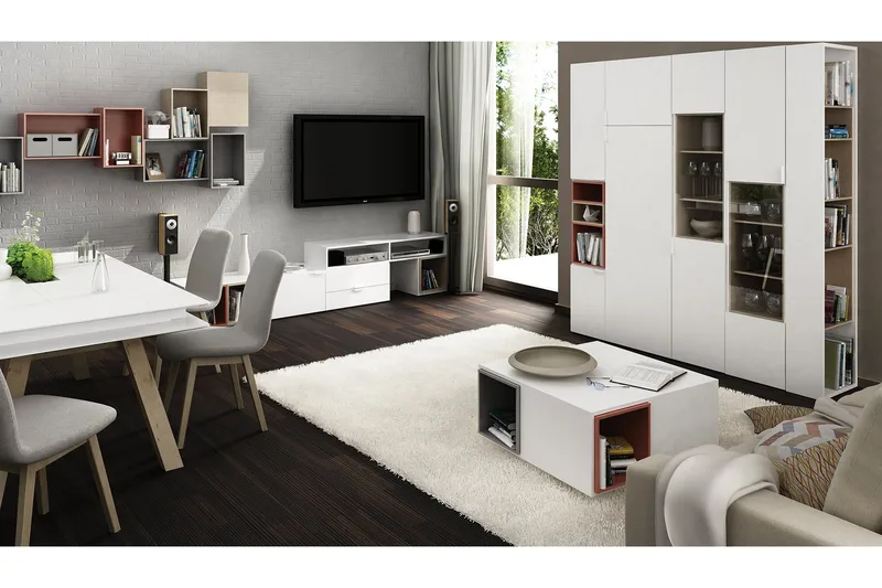 4YOU Mediabenk 187 cm Hvit - VOX - Møbler - Mediamøbel & tv møbel - TV-benk & mediabenk