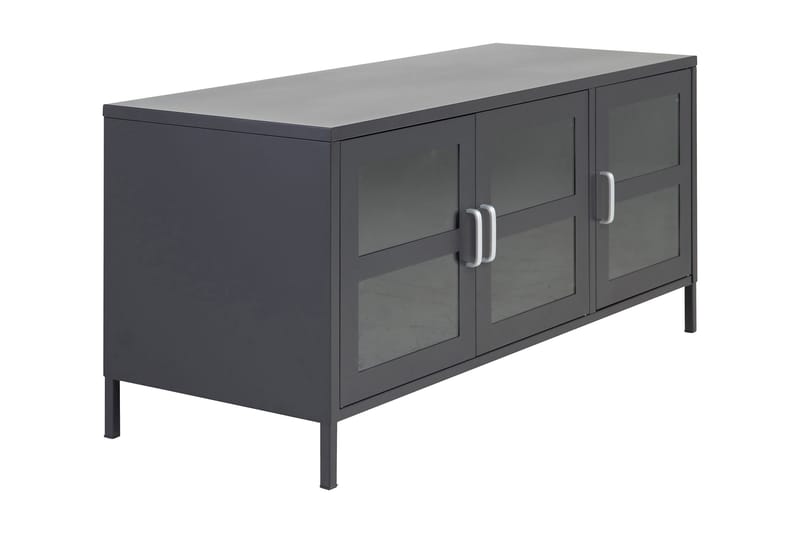 Abstrakt TV-benk 120 cm, Svart