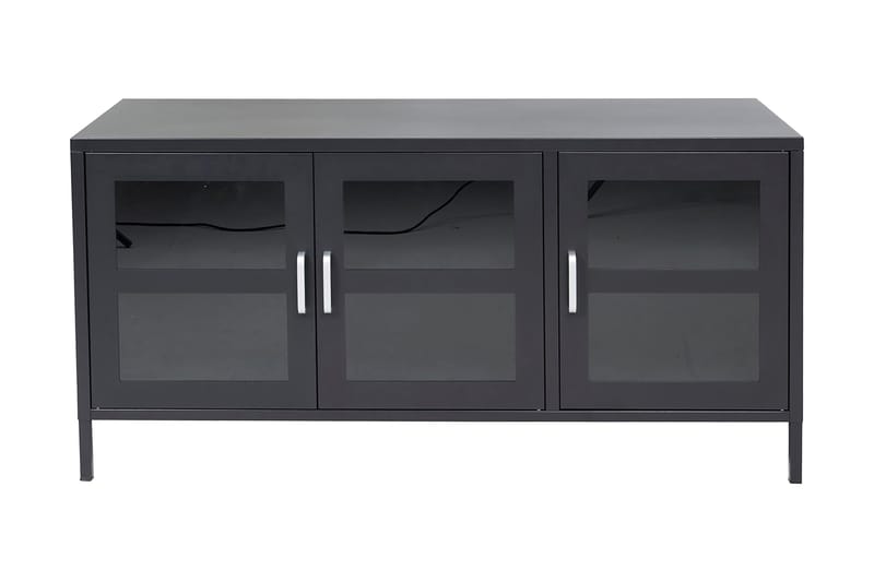 Abstrakt TV-benk 120 cm - Svart - Møbler - Mediamøbel & tv møbel - TV-benk & mediabenk