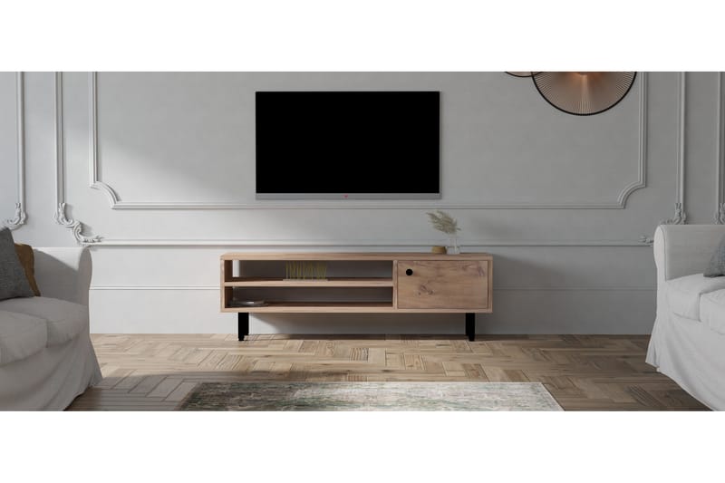 Aegonfort TV-benk 120 cm - Natur - Møbler - Mediamøbel & tv møbel - TV-benk & mediabenk