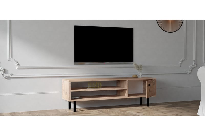 Aegonfort TV-benk 120 cm - Natur - Møbler - Mediamøbel & tv møbel - TV-benk & mediabenk