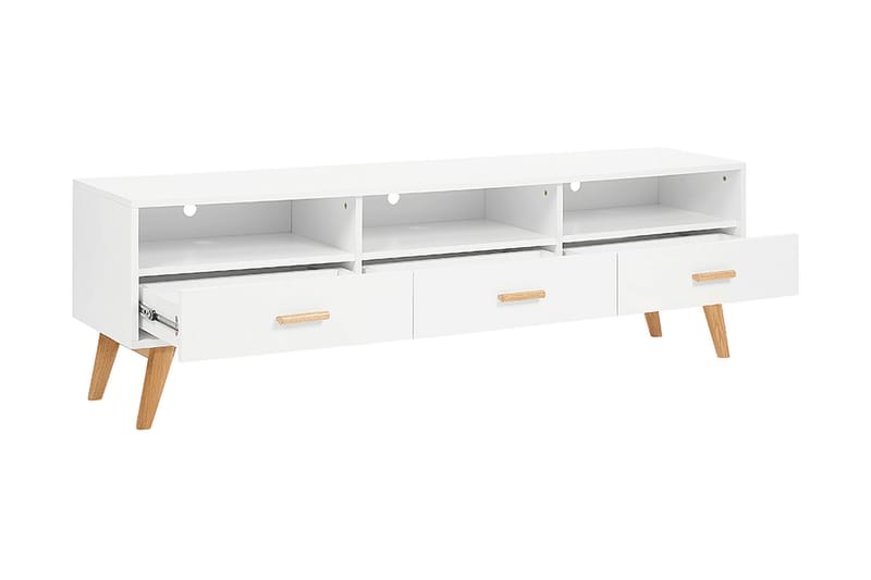 Alfambra TV-Benk 180 cm - Hvit - Møbler - Mediamøbel & tv møbel - TV-benk & mediabenk