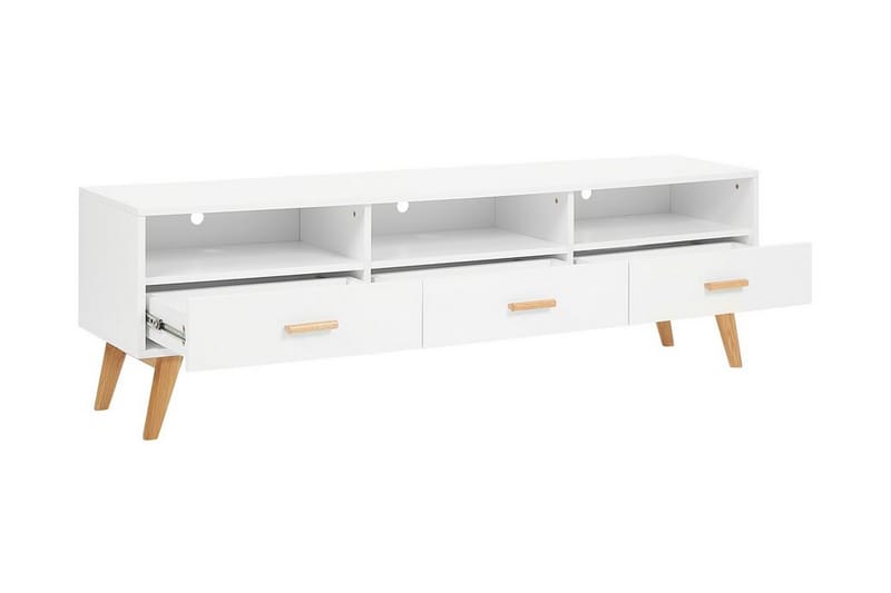 Alfambra TV-Benk 180 cm - Hvit - Møbler - Mediamøbel & tv møbel - TV-benk & mediabenk