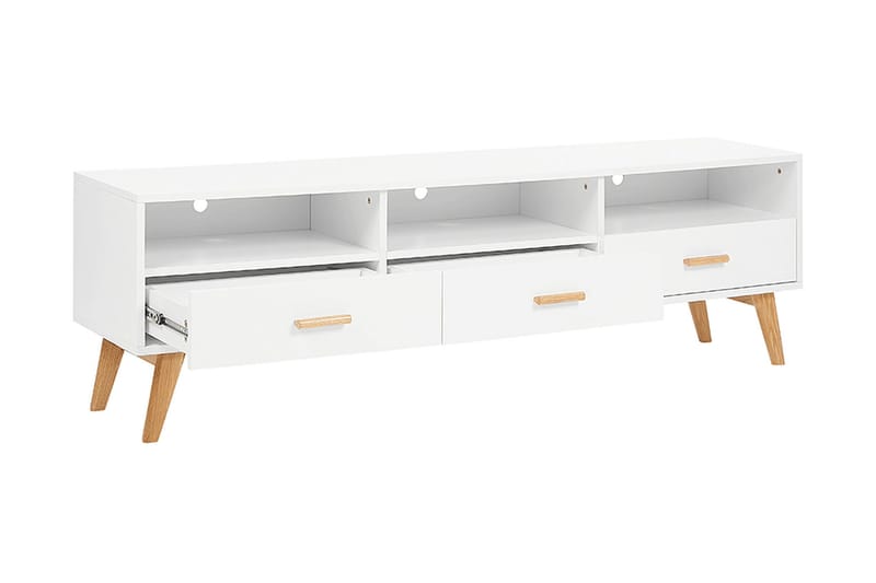 Alfambra TV-Benk 180 cm - Hvit - Møbler - Mediamøbel & tv møbel - TV-benk & mediabenk