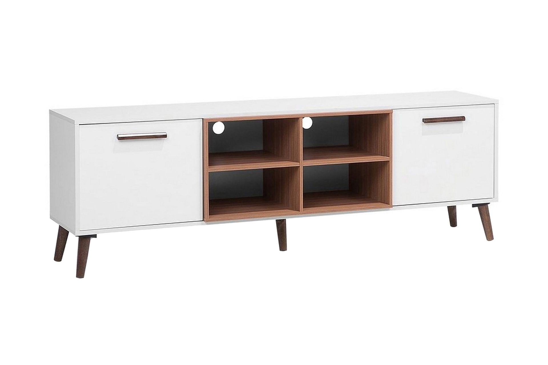 Alloa TV-benk 40x180 cm - Hvit