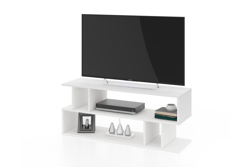 Alskaliden TV-benk 120 cm - Hvit - TV-benk & mediabenk