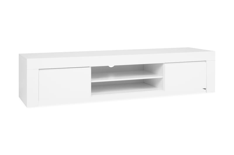 Amalfi TV-benk 190 cm Stor 2 Luker - Hvit Høyglans - Møbler - Mediamøbel & tv møbel - TV-benk & mediabenk