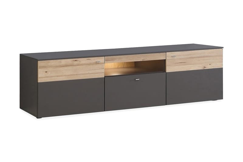 Ameysford TV-Benk 209,8 cm - Grå/Brun - Møbler - Mediamøbel & tv møbel - TV-benk & mediabenk