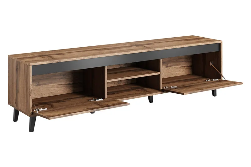 Amshyttan Tv-benk 170 cm - Natur/Antrasitt - Møbler - Mediamøbel & tv møbel - TV-benk & mediabenk