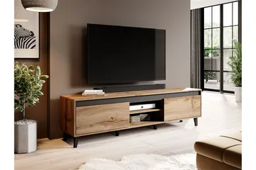 Amshyttan Tv-benk 170 cm - Natur/Antrasitt - Møbler - Mediamøbel & tv møbel - TV-benk & mediabenk