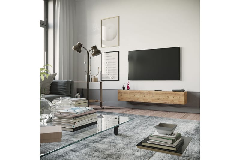 Anari TV-benk 180 cm - Natur - Møbler - Mediamøbel & tv møbel - TV-benk & mediabenk