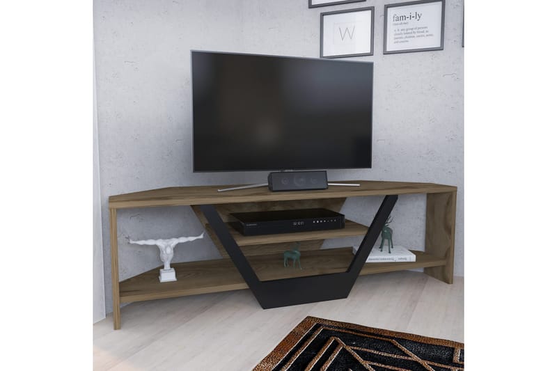 Andifli Tv-benk 120x36,8 cm - Brun - Møbler - Mediamøbel & tv møbel - TV-benk & mediabenk