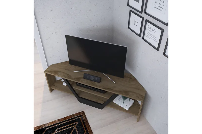 Andifli Tv-benk 120x36,8 cm - Brun - Møbler - Mediamøbel & tv møbel - TV-benk & mediabenk