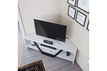 Andifli Tv-benk 120x36,8 cm - Hvit - Møbler - Mediamøbel & tv møbel - TV-benk & mediabenk